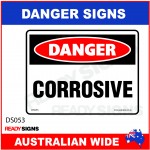 DANGER SIGN - DS-053 - CORROSIVE